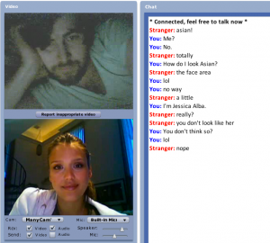 lil kid on Chat Roulette for the lolz